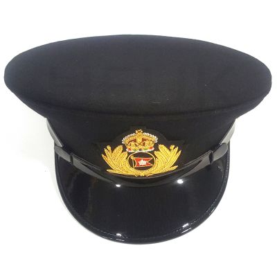 BLACK TITANIC OFFICER cap