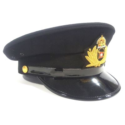 BLACK TITANIC OFFICER cap
