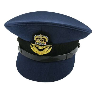 RAF Royal Air Force officers peaked cap