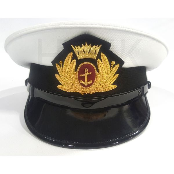 Royal Navy Merchant Navy White Cap