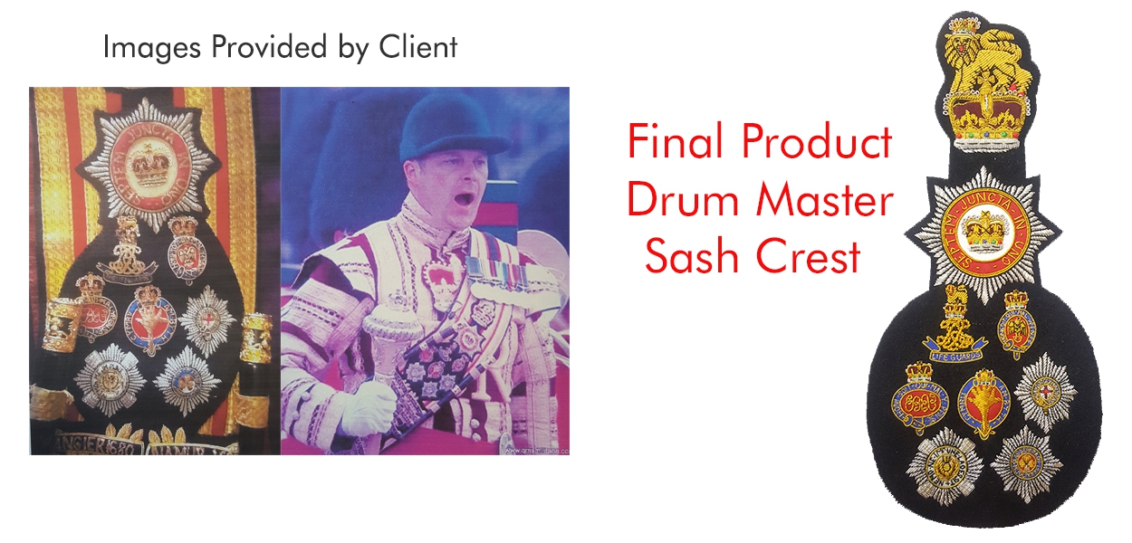 Drum Master Sash Crest